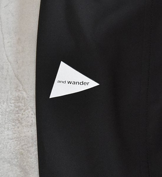 【and wander】アンドワンダー men's tech pants "2Color"
