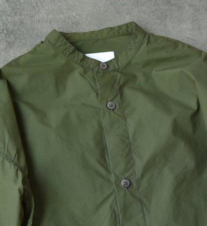 【and wander】アンドワンダー men's CORDURA typewriter long shirt "2Color"