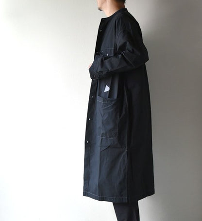 【and wander】アンドワンダー men's CORDURA typewriter long shirt "2Color"