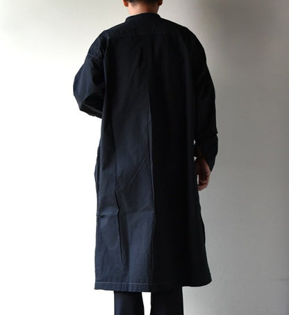 【and wander】アンドワンダー men's CORDURA typewriter long shirt "2Color"
