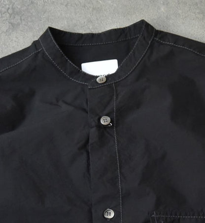 【and wander】アンドワンダー men's CORDURA typewriter long shirt "2Color"