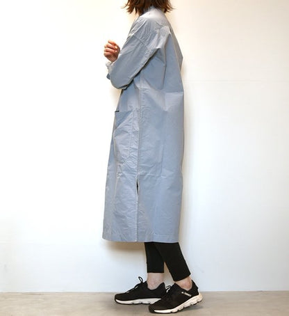 【and wander】アンドワンダー women's CORDURA typewriter long shirt "4Color"