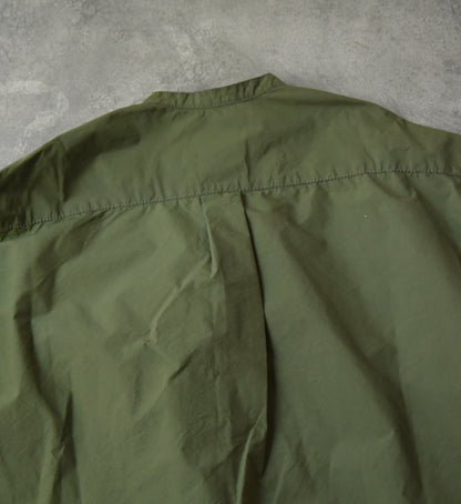 【and wander】アンドワンダー women's CORDURA typewriter long shirt "4Color"