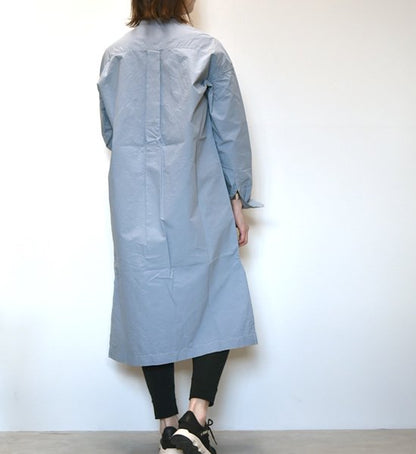【and wander】アンドワンダー women's CORDURA typewriter long shirt "4Color"