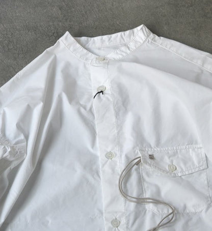 【and wander】アンドワンダー women's CORDURA typewriter long shirt "4Color"