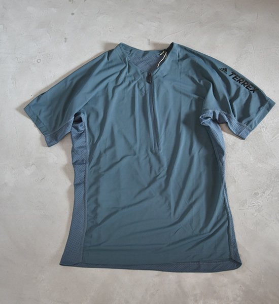 【adidasTERREX】アディダス Agravic Zip Tee  ※ネコポス可