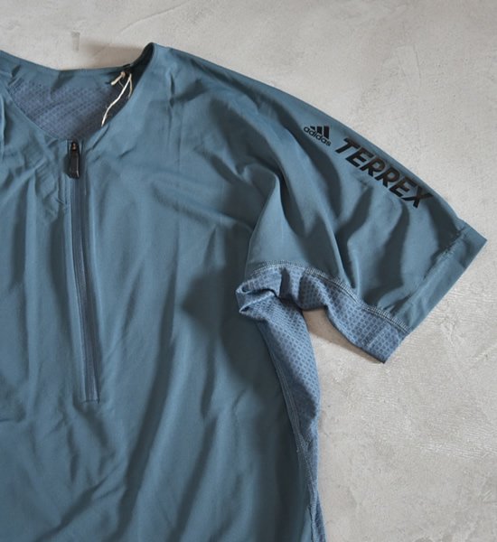 【adidasTERREX】アディダス Agravic Zip Tee  ※ネコポス可