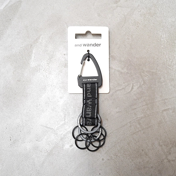 【and wander】アンドワンダー key hook "3Color"  ※ネコポス可