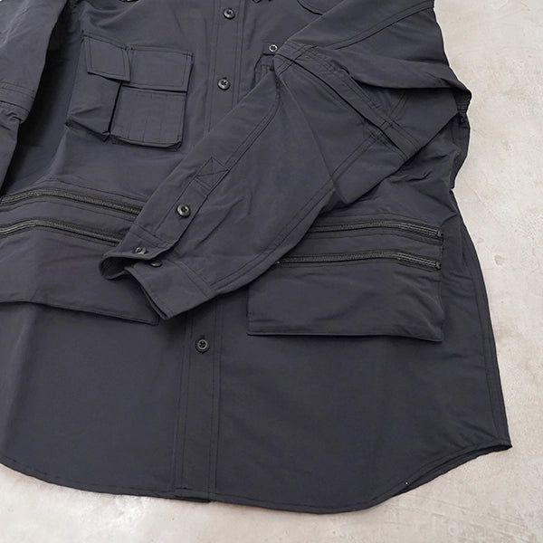 【Mountain Research】マウンテンリサーチ Phishing Shirt "Black"