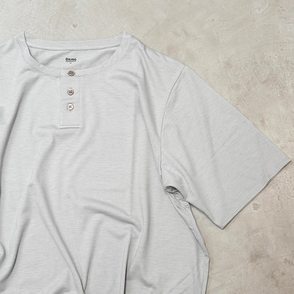 【BRING】ブリング unisex WUNDERWEAR Henry Neck T-shirt "3Color" ※ネコポス可