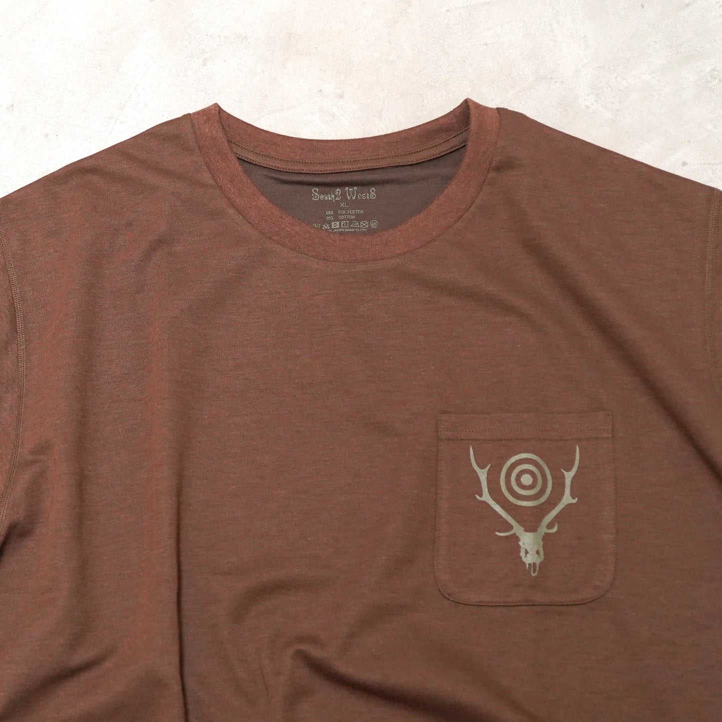 【South2 West8】サウスツーウエストエイト S/S Round Pocket Tee-Circle Horn "3Color" ※ネコポス可