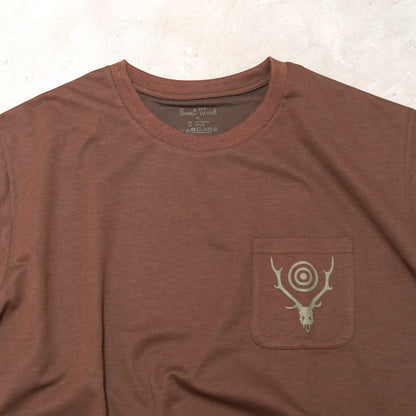 【South2 West8】サウスツーウエストエイト S/S Round Pocket Tee-Circle Horn "3Color" ※ネコポス可