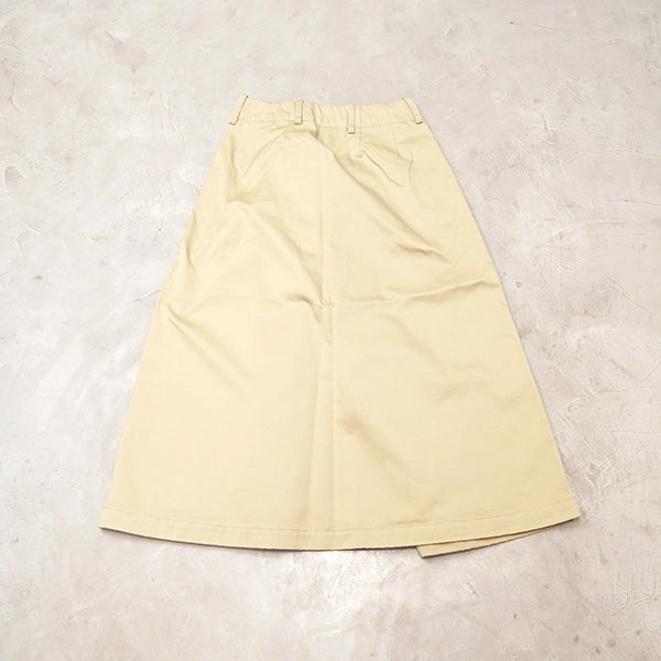 【nanamica】ナナミカ women's Chino Skirt "Khaki"