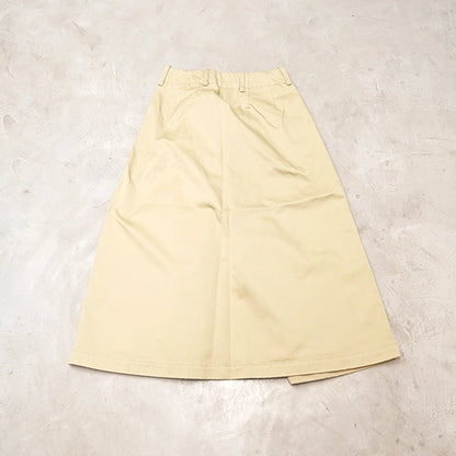 【nanamica】ナナミカ women's Chino Skirt "Khaki"