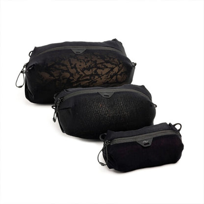 【Peak Design】 ピークデザイン Ultralight Mesh Packing Cube Bundle "Black"