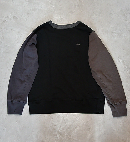 【THE NORTH FACE PURPLE LABEL】ノースフェイスパープルレーベル Crew Neck Panel Sweat ”Black”