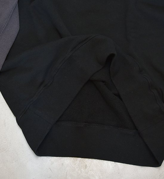 【THE NORTH FACE PURPLE LABEL】ノースフェイスパープルレーベル Crew Neck Panel Sweat ”Black”