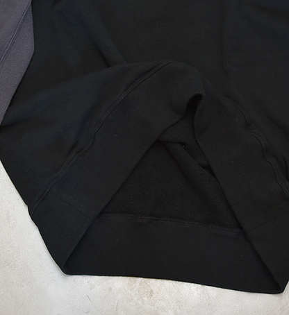 【THE NORTH FACE PURPLE LABEL】ノースフェイスパープルレーベル Crew Neck Panel Sweat ”Black”