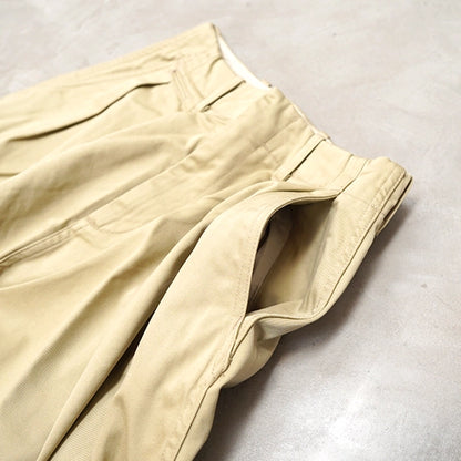 【nanamica】ナナミカ women's Chino Skirt "Khaki"
