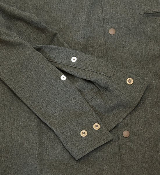 【Mountain Martial Arts】マウンテンマーシャルアーツ men's MMA×narifuri Dot Camo Band Collar Shirts "2Color"