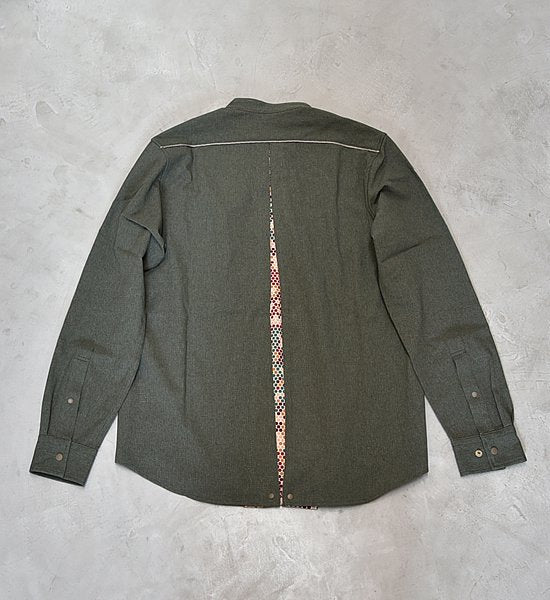 【Mountain Martial Arts】マウンテンマーシャルアーツ men's MMA×narifuri Dot Camo Band Collar Shirts "2Color"
