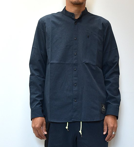 【Mountain Martial Arts】マウンテンマーシャルアーツ men's MMA×narifuri Dot Camo Band Collar Shirts "2Color"