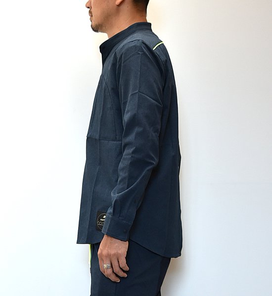 【Mountain Martial Arts】マウンテンマーシャルアーツ men's MMA×narifuri Dot Camo Band Collar Shirts "2Color"