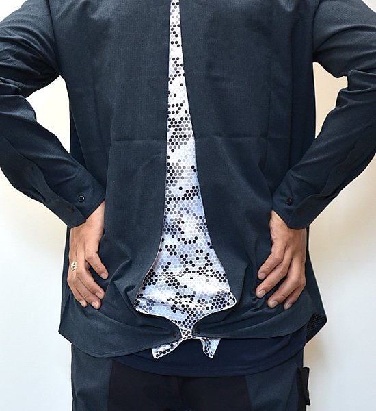 【Mountain Martial Arts】マウンテンマーシャルアーツ men's MMA×narifuri Dot Camo Band Collar Shirts "2Color"