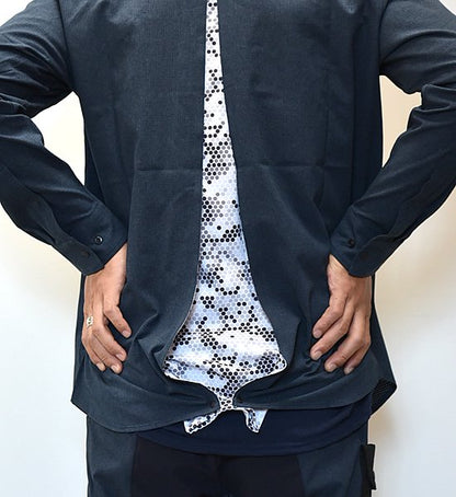 【Mountain Martial Arts】マウンテンマーシャルアーツ men's MMA×narifuri Dot Camo Band Collar Shirts "2Color"