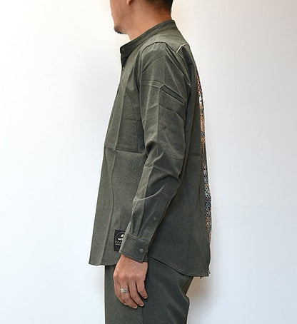 【Mountain Martial Arts】マウンテンマーシャルアーツ men's MMA×narifuri Dot Camo Band Collar Shirts "2Color"