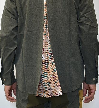 【Mountain Martial Arts】マウンテンマーシャルアーツ men's MMA×narifuri Dot Camo Band Collar Shirts "2Color"