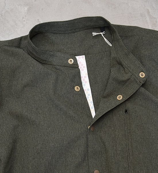 【Mountain Martial Arts】マウンテンマーシャルアーツ men's MMA×narifuri Dot Camo Band Collar Shirts "2Color"