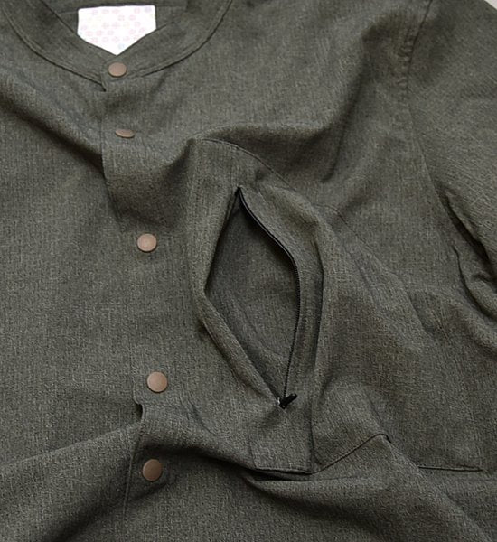 【Mountain Martial Arts】マウンテンマーシャルアーツ men's MMA×narifuri Dot Camo Band Collar Shirts "2Color"