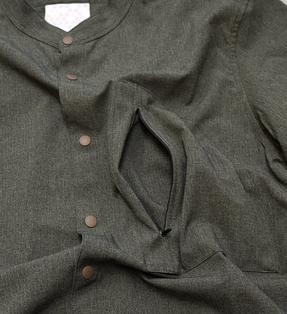 【Mountain Martial Arts】マウンテンマーシャルアーツ men's MMA×narifuri Dot Camo Band Collar Shirts "2Color"