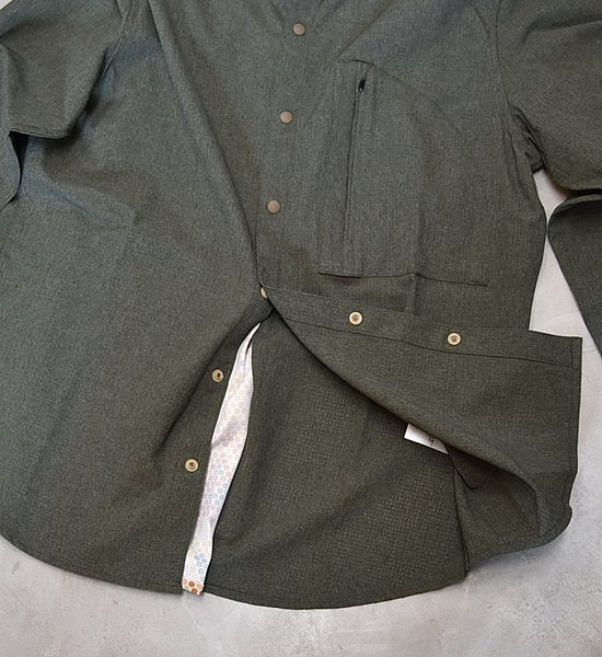 【Mountain Martial Arts】マウンテンマーシャルアーツ men's MMA×narifuri Dot Camo Band Collar Shirts "2Color"