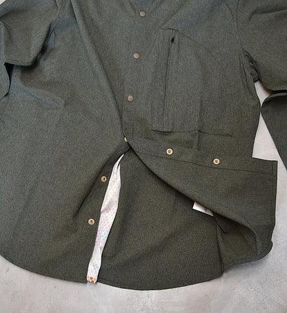 【Mountain Martial Arts】マウンテンマーシャルアーツ men's MMA×narifuri Dot Camo Band Collar Shirts "2Color"