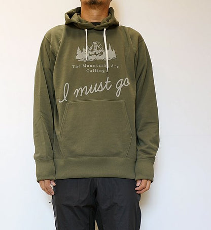 ▽Return to the mountains【BRING×Yosemite】ブリング×ヨセミテ I MUST GO DRY Sweat Hooded Pullover "3Color"