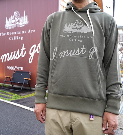 ▽Return to the mountains【BRING×Yosemite】ブリング×ヨセミテ I MUST GO DRY Sweat Hooded Pullover "3Color"