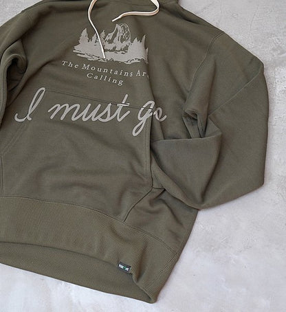 ▽Return to the mountains【BRING×Yosemite】ブリング×ヨセミテ I MUST GO DRY Sweat Hooded Pullover "3Color"