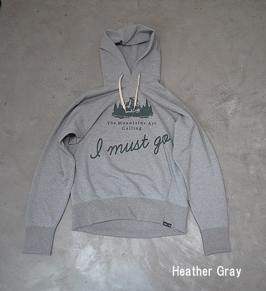 ▽Return to the mountains【BRING×Yosemite】ブリング×ヨセミテ I MUST GO DRY Sweat Hooded Pullover "3Color"