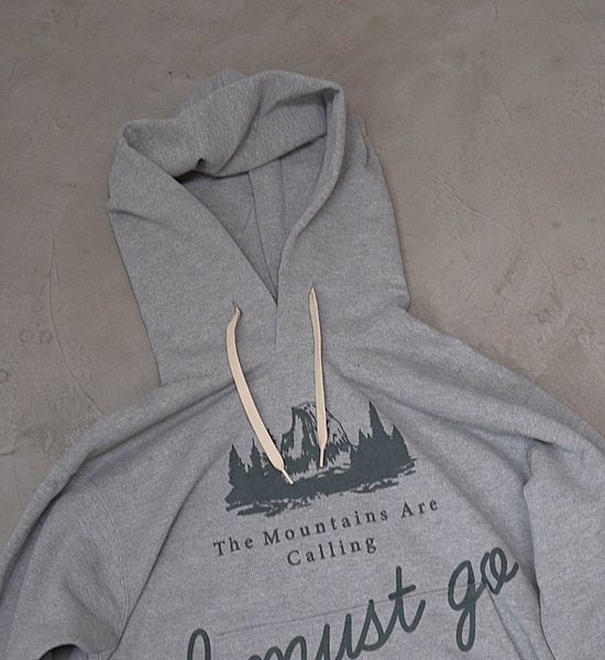 ▽Return to the mountains【BRING×Yosemite】ブリング×ヨセミテ I MUST GO DRY Sweat Hooded Pullover "3Color"