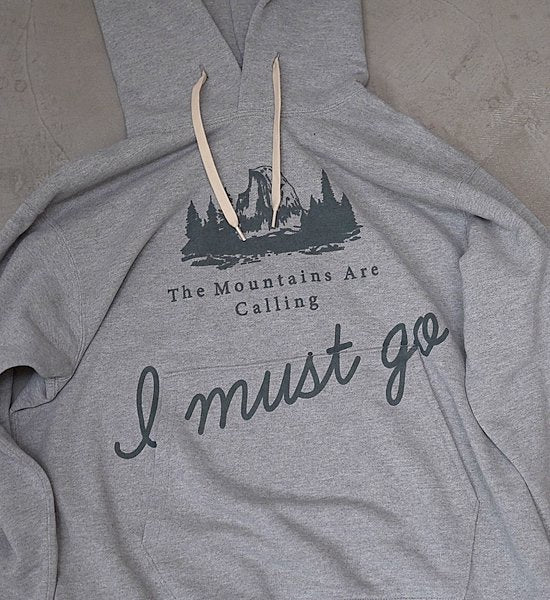 ▽Return to the mountains【BRING×Yosemite】ブリング×ヨセミテ I MUST GO DRY Sweat Hooded Pullover "3Color"
