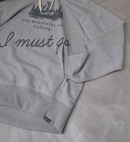 ▽Return to the mountains【BRING×Yosemite】ブリング×ヨセミテ I MUST GO DRY Sweat Hooded Pullover "3Color"