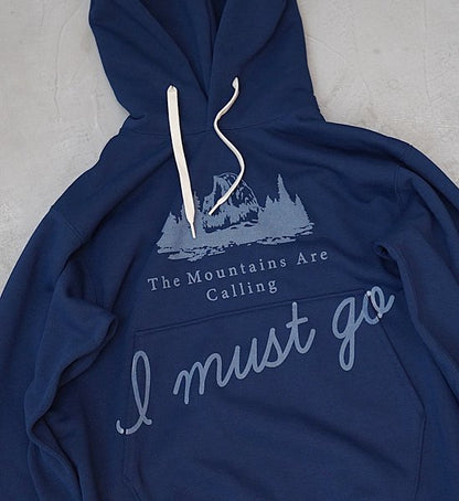 ▽Return to the mountains【BRING×Yosemite】ブリング×ヨセミテ I MUST GO DRY Sweat Hooded Pullover "3Color"