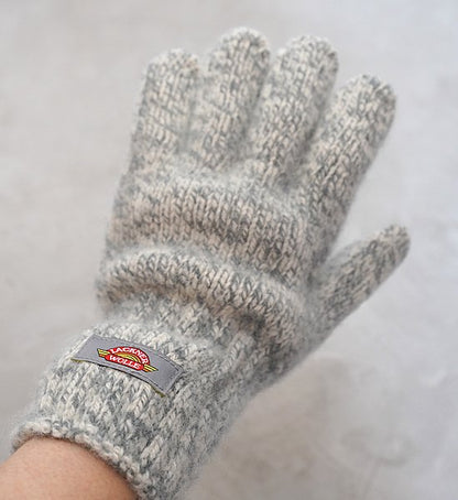 【Lackner Wolle】ラックナーヴォーレ ラックナーグラブ ”シモフリグレー"