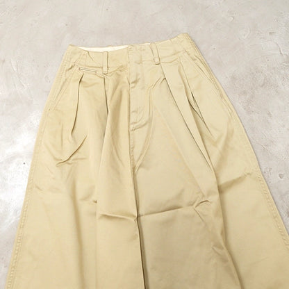 【nanamica】ナナミカ women's Chino Skirt "Khaki"