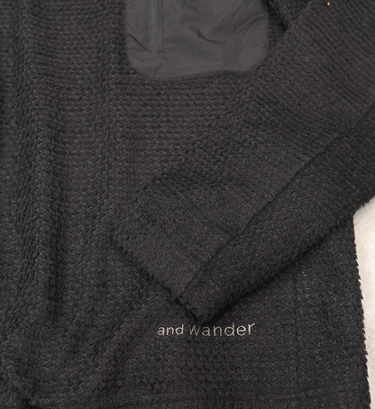 【and wander】アンドワンダー men's alpha direct hoodie 2 "2Color"