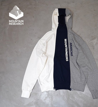 【Mountain Research】マウンテンリサーチ 4 Zip Parka ”White×Navy×Gray”