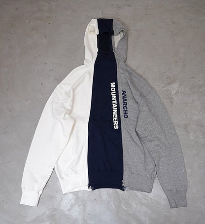 【Mountain Research】マウンテンリサーチ 4 Zip Parka ”White×Navy×Gray”