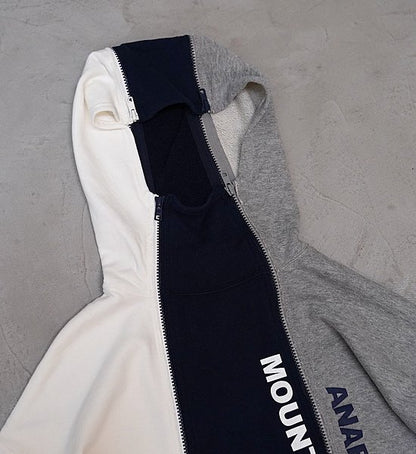 【Mountain Research】マウンテンリサーチ 4 Zip Parka ”White×Navy×Gray”